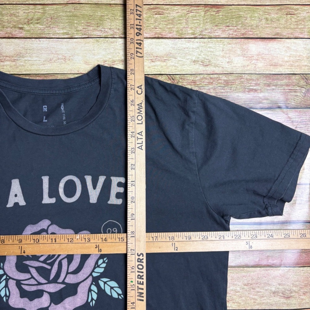 Fight The New Drug Be A Lover & A Fighter Graphic Tee L - Picture 6 of 6